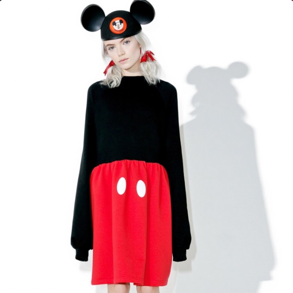 Lazy Oaf x Disney Mickey Mouse sweater dress M/L